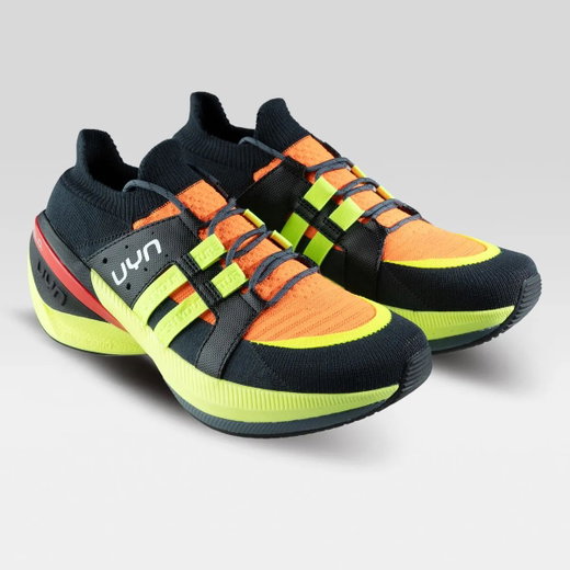UYN Laufschuhe Synapsis (Straße, Stabilität, Unterstützung) anthrazitgrau/orange Herren