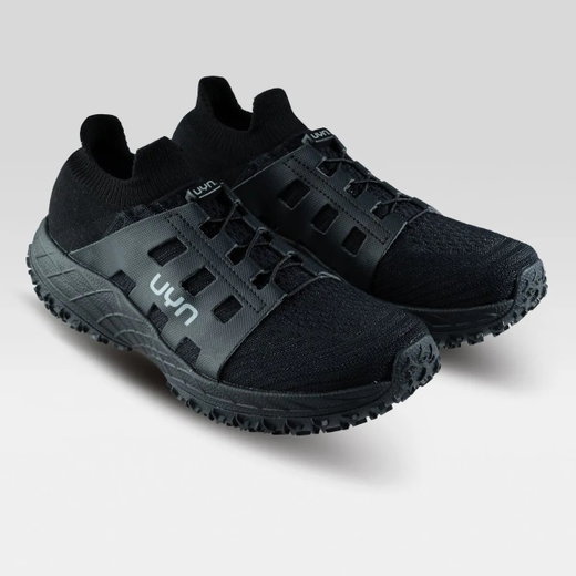 UYN Laufschuhe Artax (Trail, Straße, nahtlose Obermaterial aus Paper Cotton) schwarz Herren