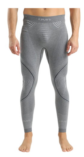 UYN Funktionsunterhose Evolutyon Biotech Melange Pant (ideale Thermoregulation, atmungsaktiv) grau Herren