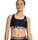 Under Armour Sport-BH HeatGear Authentics Mid Branded schwarz Damen