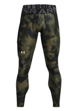 Under Armour Sport-Leggings Printed HG (Tight, enganliegend) grün/camo Herren