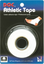 Unique Cotton Athletic Tape self-adhesive (breathable) 9.1m white