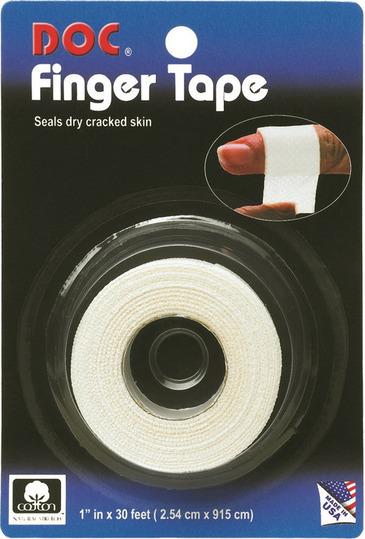 Unique Finger Protection Tape white Width 2.54cm - Roll 9.4m -