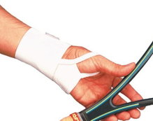 Unique Wrist Support with Thumb Holder White One Size