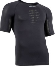 UYN Funktions-Kurzarmshirt Energyon (leichte Unterwäsche aus biobasiertem NATEX) enganliegend schwarz Herren