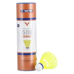 Victor Badmintonbälle Shuttle 500 Nylon Dose gelb 6er
