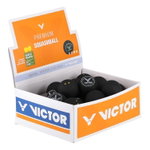 Victor Squashball Turniej (2 żółte punkty, prędkość bardzo wolna) czarny - <b>36 sztuk</b>