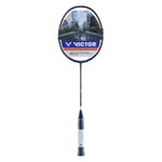Victor Badmintonschläger DriveX 10 METALLIC B (ausgewogen, steif, 85g) blau - unbesaitet -