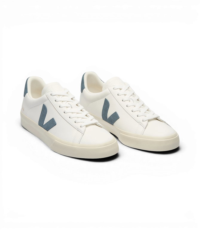Veja Sneaker Campo (Leder) weiss/dunkelblau