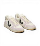 Veja V-10 Prime Sneakers (Leather) beige/pink/black