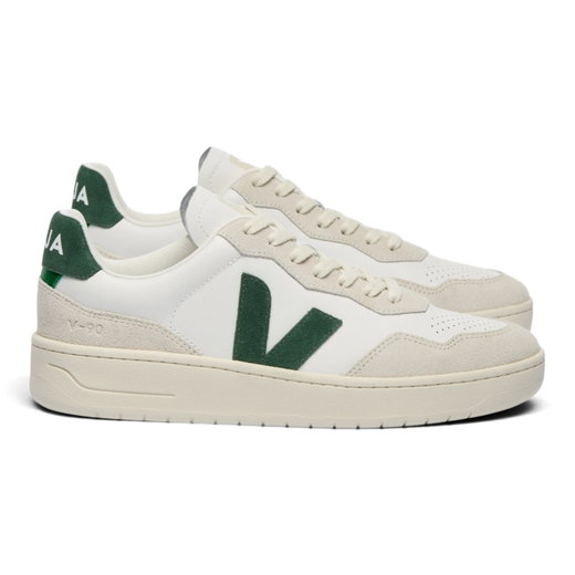 Veja Sneaker V-90 (Leder) weiss/grün