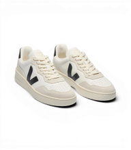 Veja Sneaker V-90 (Leder) weiss/schwarz/beige