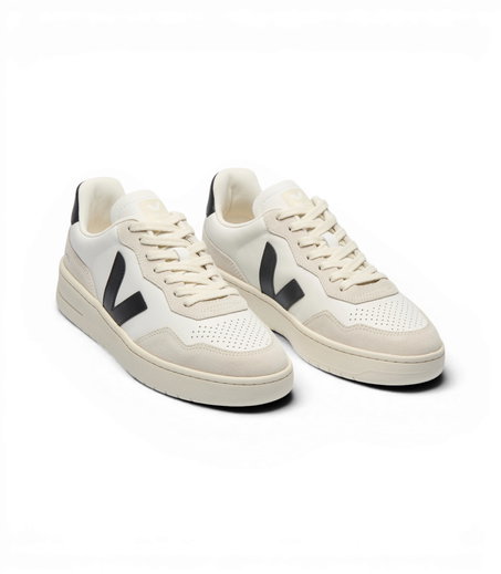 Veja Sneaker V-90 (Leder) weiss/schwarz/beige