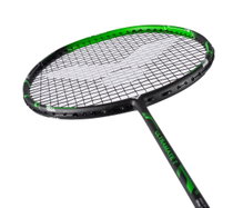 Victor Badmintonschläger Ultramate 7 (ausgewogen, steif) schwarz/grün - besaitet -