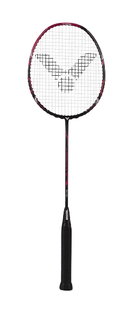 Victor Badmintonschläger Ultramate 8 (kopflastig, mittel) schwarz/violett - besaitet -
