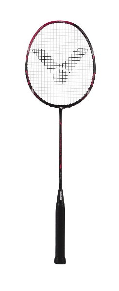 Victor Badmintonschläger Ultramate 8 (kopflastig, mittel) schwarz/violett - besaitet -