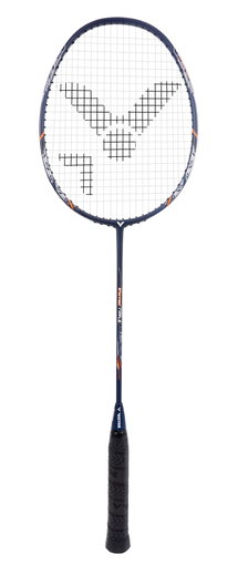 Victor Badmintonschläger Victec Ripple (84g/ausgewogen/mittel) dunkelblau - besaitet -