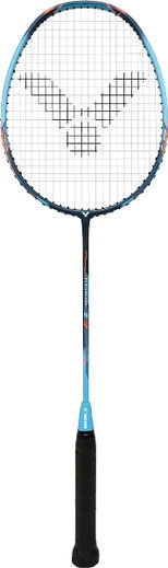 Victor Badminton racket Thruster K 12 M (head heavy, very flexible) light blue - unstrung -