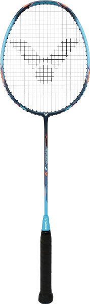 Victor Badmintonschläger Thruster K 12 M (kopflastig, sehr flexibel) hellblau - unbesaitet -