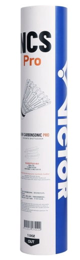 Victor piłki do badmintona NCS Carbonsonic Pro białe, opakowanie 12 sztuk