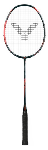 Victor Badmintonschläger Thruster Ryuga Metallic C (kopflastig, sehr steif) schwarz/rot - unbesaitet -