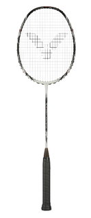 Victor Badmintonschläger TK-Light Fighter 90C (kopflastig/mittel) weiss/schwarz/grau - besaitet -