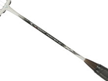 Victor Badmintonschläger TK-Light Fighter 90C (kopflastig/mittel) weiss/schwarz/grau - besaitet -