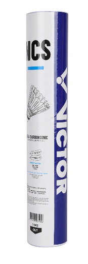 Victor Badmintonbälle NCS Carbonsonic weiss Dose 12er