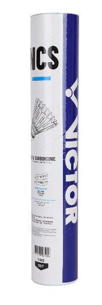 Victor Badmintonbälle NCS Carbonsonic weiss Dose 12er