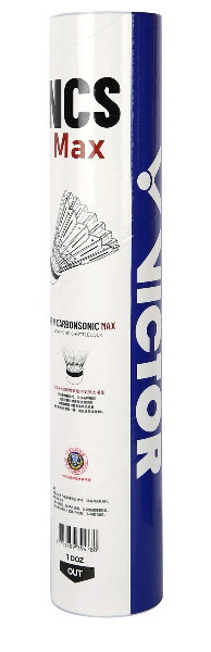 Victor Badmintonbälle NCS Carbonsonic Max weiss Dose 12er