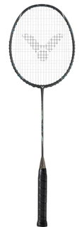 Victor Badmintonschläger Auraspeed 100X Ultra G (86g, ausgewogen, steif) dunkelgrau - unbesaitet -