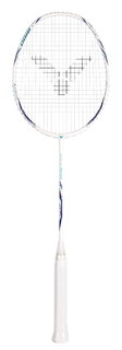 Victor Badmintonschläger Auraspeed 8100 A (ausgewogen/flexibel) weiss/blau - besaitet -