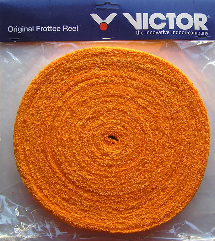 Victor Overgrip Frottee Grip (Übergriffband) orange 12m Rolle