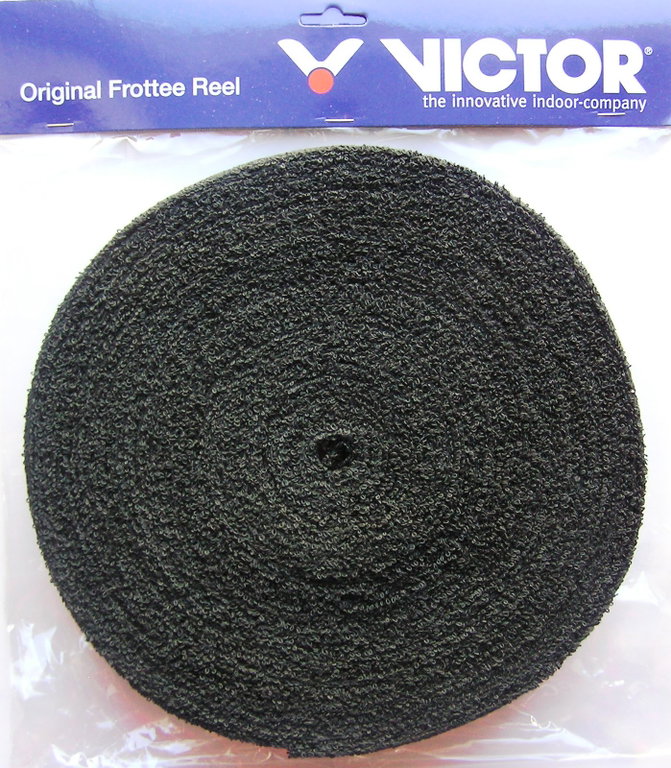 Victor Overgrip Frottee Grip (Übergriffband) schwarz 12m Rolle
