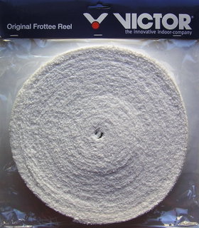Victor Overgrip Terry Grip (overgrip tape) white 12m roll