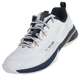 Victor Hallen-Indoorschuhe A970 TD AX weiss/navyblau Herren