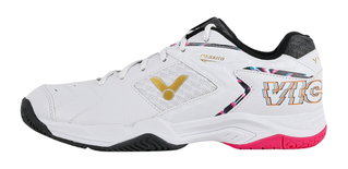 Victor Hallen-Indoorschuhe P9200TD AH weiss/schwarz/rot Herren