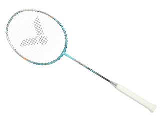 Victor Badmintonschläger Jetspeed S 12 TD (ausgewogen, kopflastig) blaugrün - unbesaitet -