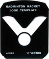 Victor Logoschablone für Badmintonsaite/Badmintonschläger - 1 Stück
