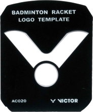 Victor Logoschablone für Badmintonsaite/Badmintonschläger - 1 Stück