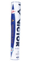 Victor Badmintonbälle Master Ace Premium-Naturfeder weiss Dose 12er