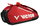 Victor Racketbag Doublethermobag 9115B (Schlägertasche, 2 Hauptfächer, Schuhfach) 2025 rot/schwarz
