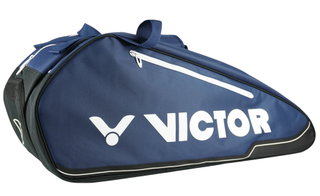 Victor Racketbag Multithermobag 9035B (Schlägertasche, 3 Hauptfächer, Schuhfach) 2025 navyblaublau/schwarz
