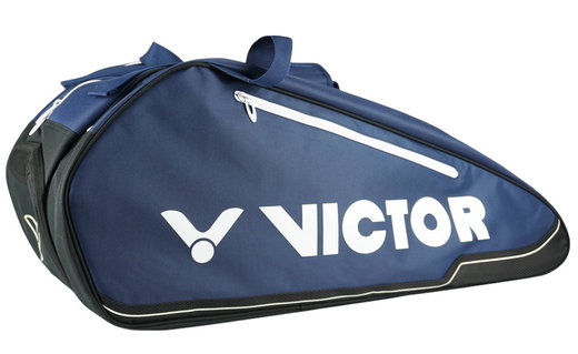 Victor Racketbag Multithermobag 9035B (Schlägertasche, 3 Hauptfächer, Schuhfach) 2025 navyblaublau/schwarz