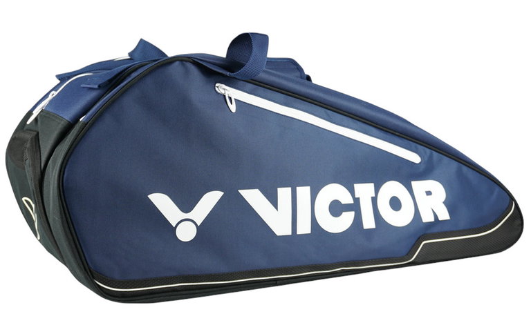 Victor Racketbag Multithermobag 9035B (Schlägertasche, 3 Hauptfächer, Schuhfach) 2025 navyblaublau/schwarz