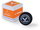 Victor Squashball Turnier (2 gelbe Punkte, Speed sehr langsam) schwarz - 1 Ball