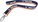 Victor Keychain Lanyard - 43cm dark blue/orange