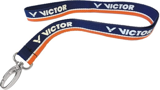 Victor Keychain Lanyard - 43cm dark blue/orange