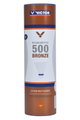 Victor Badmintonbälle Shuttle 500 Nylon Dose weiss 6er