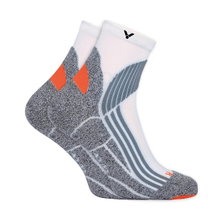 Victor Indoor Sock Explosion White/Grey - 2 Pairs